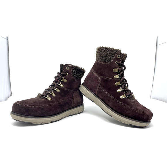 $129 LL Bean Mountain Lodge Fleece Collar Insulated Boot Women's 6.5 Waterproof - Picture 9 of 9